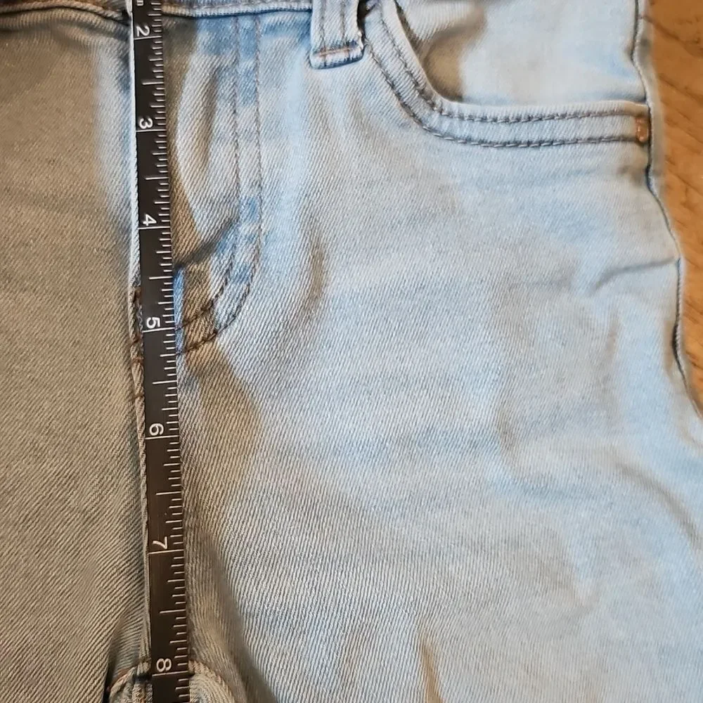 Celebrity Pink Light Blue Distressed Jeans Size 5 Girls